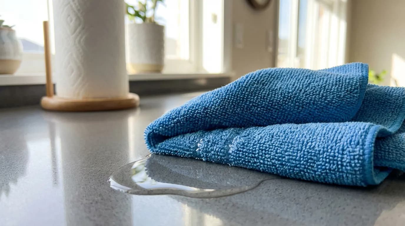 L'essuie-vaisselle H2O at Home : la microfibre d'absorption