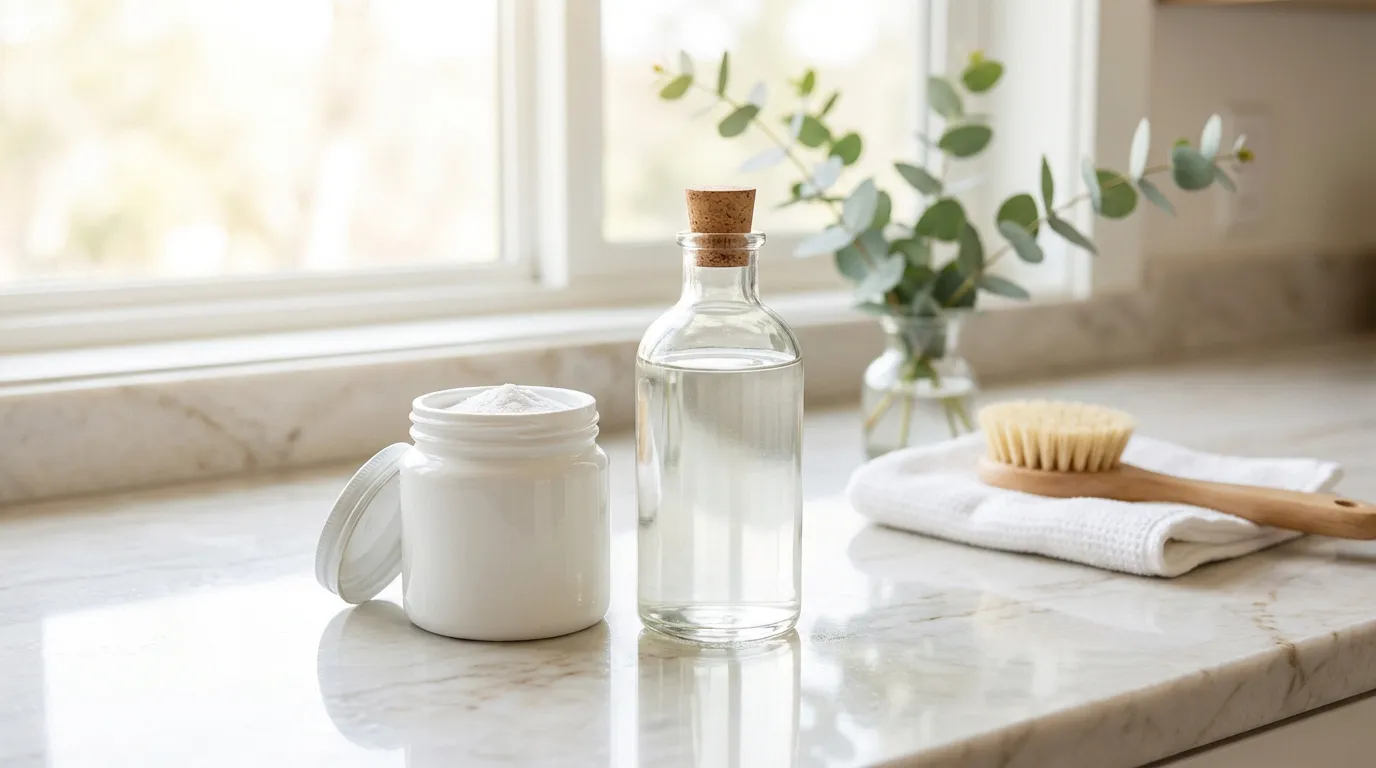 Vinaigre et bicarbonate : le secret d'un nettoyage naturel