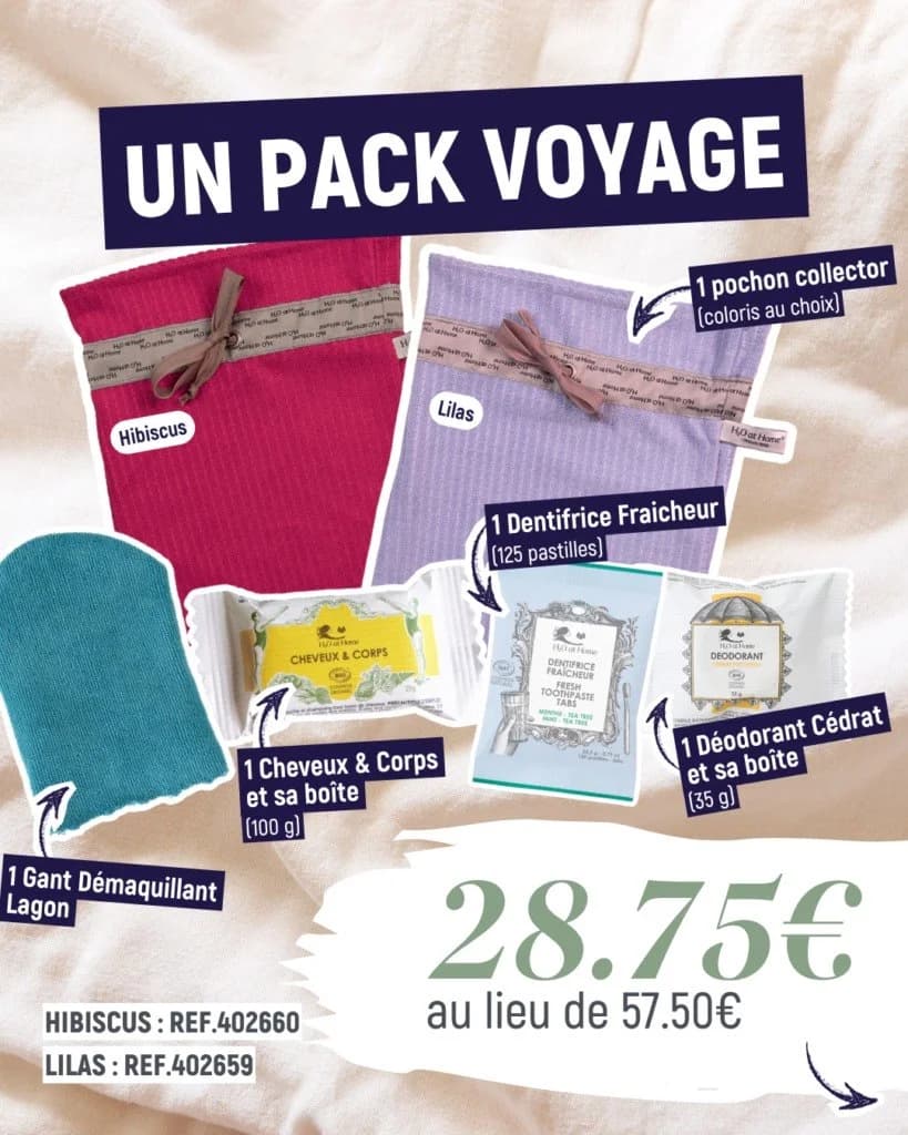Pack Voyage — 28,75€ au lieu de 57,50€